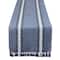 DII® 108" Dobby Striped Fringe Ribbed Table Runner